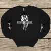 Pullovers black Retro white