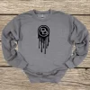 Pullovers grey Drip black