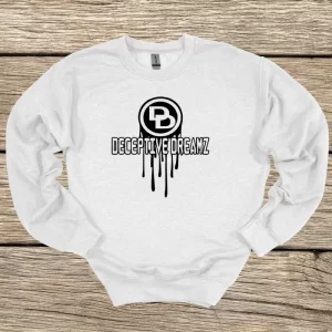 Pullovers white Retro black