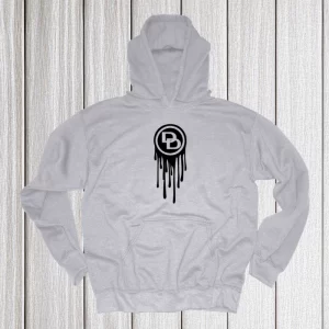 grey drip hoodie