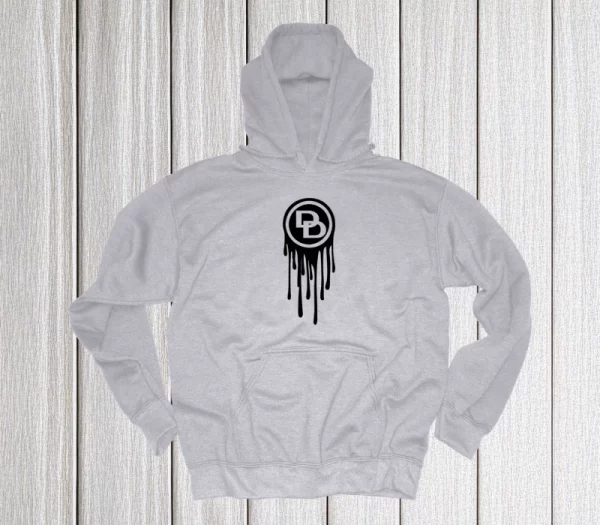 grey drip hoodie