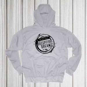 grey logo hoodie