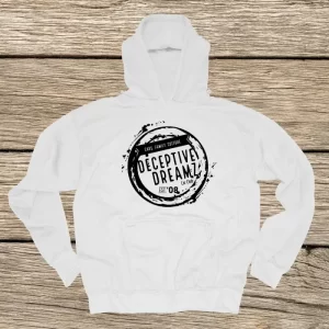 remix black white hoodie