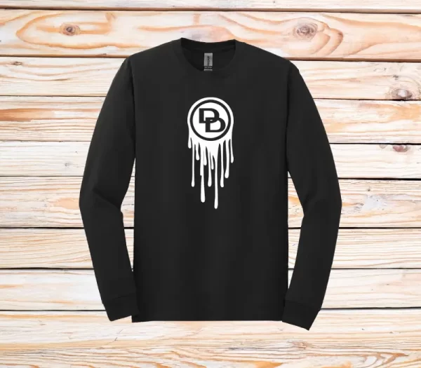 Black Long Sleeve drip