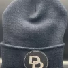 Black and silver DD black Beanie