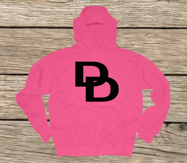 pink hoodie DD Black